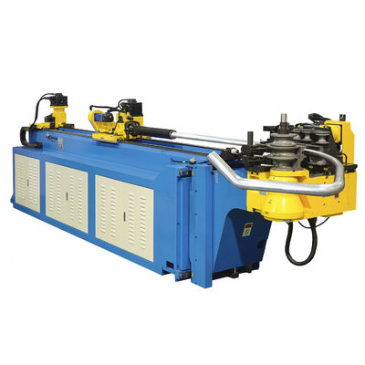 เครื่องดัดท่อ CNC แบบแมนนวล 3D NC Heavy Duty Square Tube Bender 7.5KW