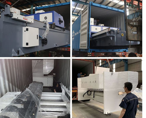 เครื่องตัดร่อง V ไฮดรอลิก 5.5 KW สแตนเลส Cnc V เครื่องเซาะร่อง Double Side