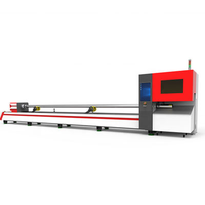 1kw 6kw CNC เครื่องตัดไฟเบอร์เลเซอร์โลหะสี่เหลี่ยมสี่เหลี่ยมกลมตัดท่อเหล็ก