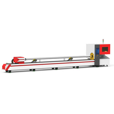 หล่อลื่นอัตโนมัติ 1kw Cnc เครื่องตัดเลเซอร์โลหะ Cypcut Control สำหรับท่อ Tube