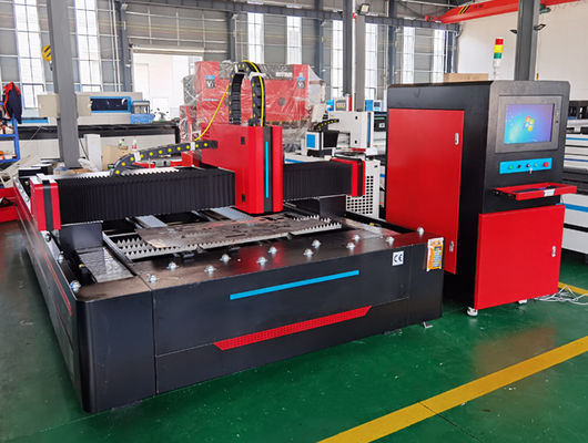 เครื่องตัดเลเซอร์ไฟเบอร์ CNC อลูมิเนียม 10 มม. รูปร่างโลหะ IPG Raycus