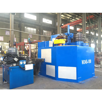 W24s-45 แผ่นโลหะแนวนอน H Beam Bending Machine ไฮดรอลิกส์ YX Profile 460mm