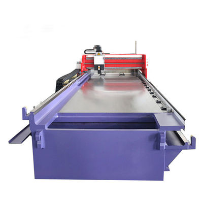 เครื่องเซาะร่อง CNC V เครื่องเซาะร่องสี่ด้านสอง Drictions สำหรับแผ่นสแตนเลส