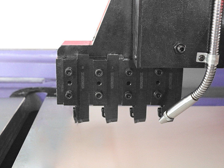 เครื่องเซาะร่อง CNC V เครื่องเซาะร่องสี่ด้านสอง Drictions สำหรับแผ่นสแตนเลส