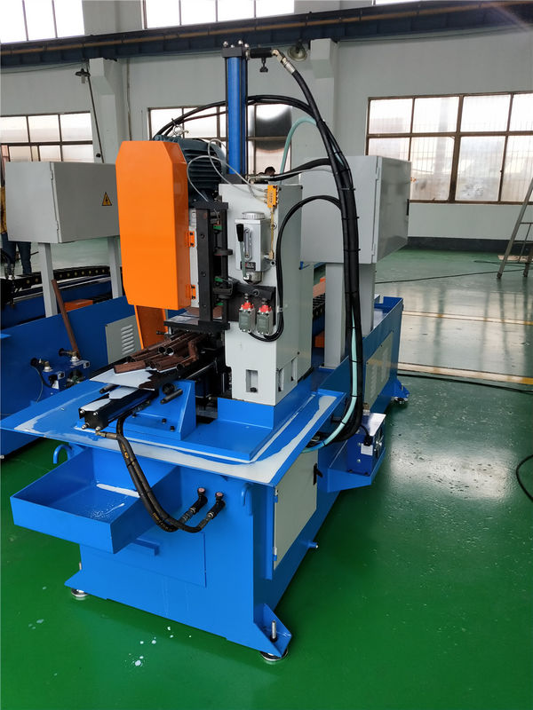 มุม 45 เครื่องดัดท่อลม 1000mm เครื่องตัดท่อทองแดงแบบวงกลม 1.0kw
